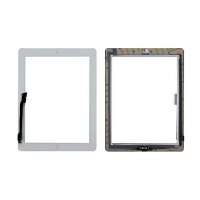 Touch Screen For Apple Ipad 3 White A1430 A1416 A1403 Wifi 3G + Home Button