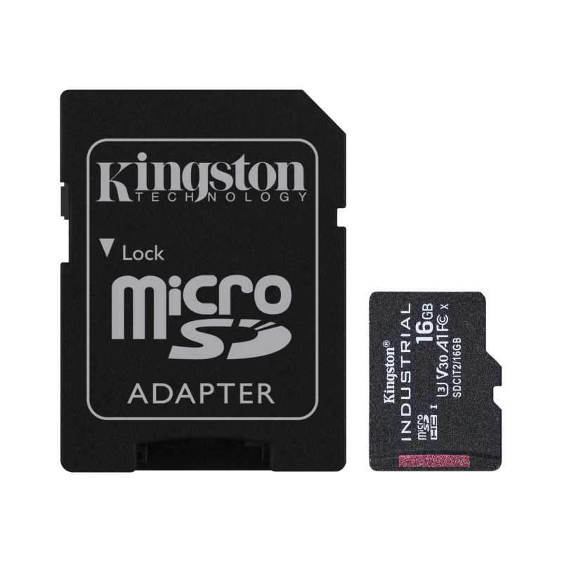 Kingston Technology Industrial 16 GB MicroSDHC UHS-I Classe 10 SDCIT2/16GB