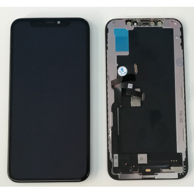 LCD DISPLAY FRAME PER APPLE IPHONE XS TOUCH SCREEN VETRO SCHERMO