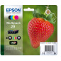 Epson Strawberry Multipack Fragole 4 colori Inchiostri Claria Home 29 C13T29864012