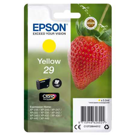 Epson Strawberry Cartuccia Fragole Giallo Inchiostri Claria Home 29 C13T29844022