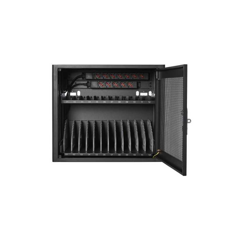 V7 CHGSTA12AC-1E portable device management cart& cabinet Carrello per la gestione dei dispositivi portatili Nero V7 CHGSTA12AC-1E portable device management cart& cabinet Carrello per la gestione dei dispositivi portatili Nero