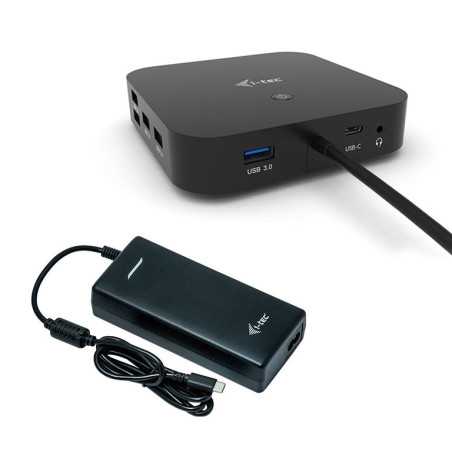 i-tec USB-C Dual Display Docking Station with Power Delivery 100 W + Universal Charger 100 W C31DUALDPDOCKPD100W