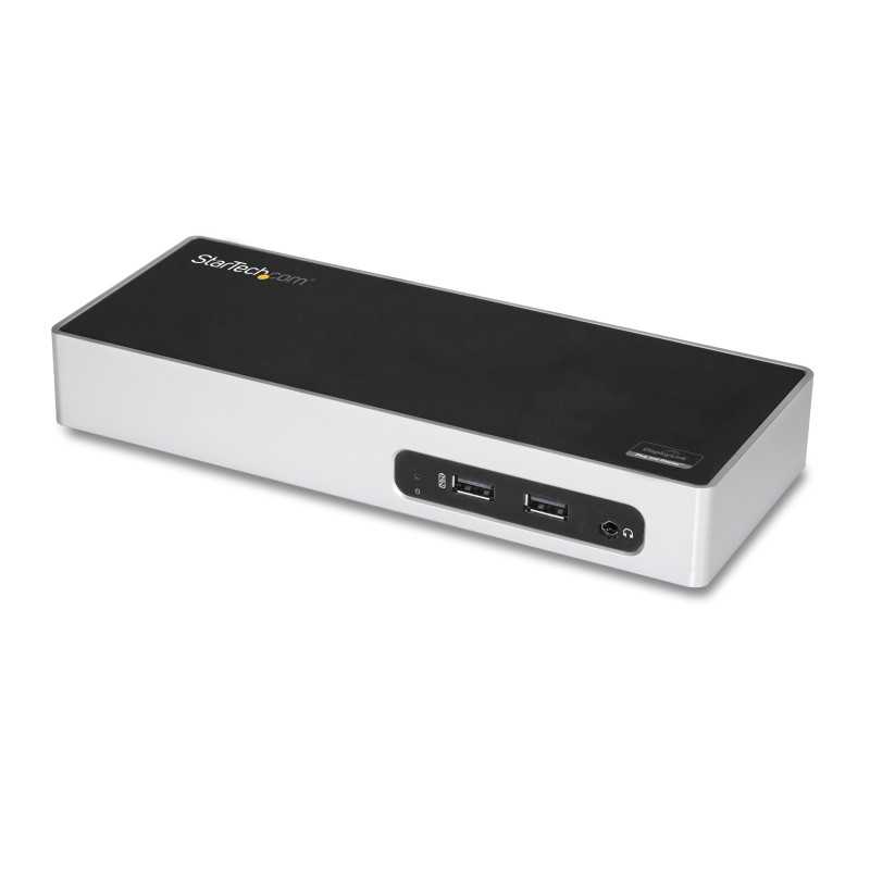 StarTech.com Docking Station USB 3.0 - Laptop Dock per doppio monitor con HDMI e DVI/VGA Video - Hub a 6 porte USB 3.1 G DK30ADD