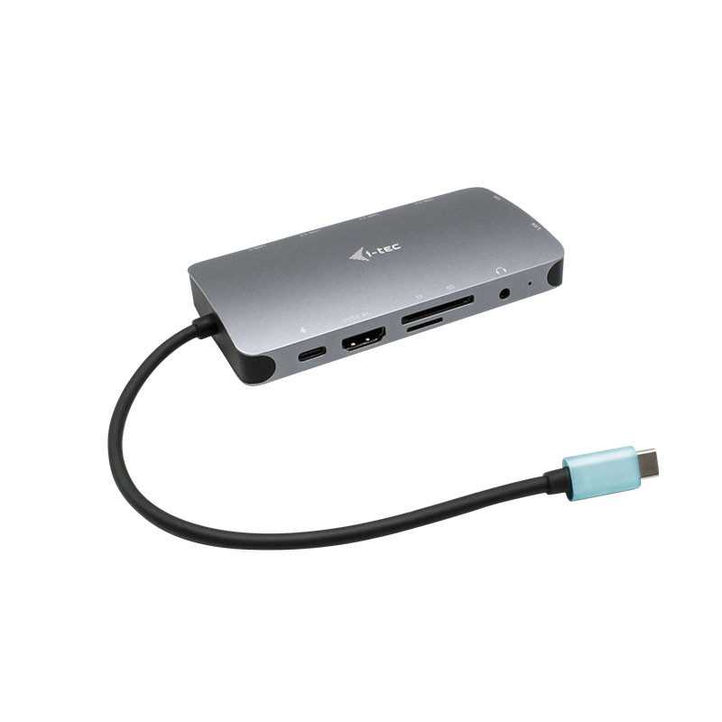 i-tec Metal USB-C Travel Nano Dock HDMI/VGA with LAN + Power Delivery 100 W C31NANODOCKVGAPD