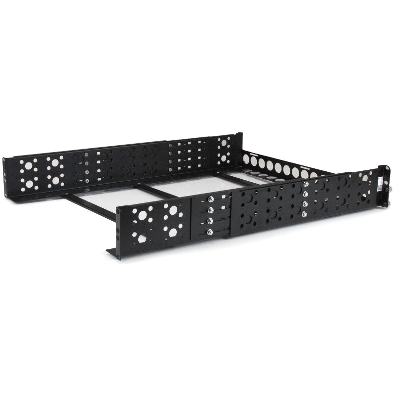StarTech.com Binari universali per server rack fissi 2U 50 cm ca. con profondità regolabile StarTech.com Binari universali per server rack fissi 2U 50 cm ca. con profondità regolabile