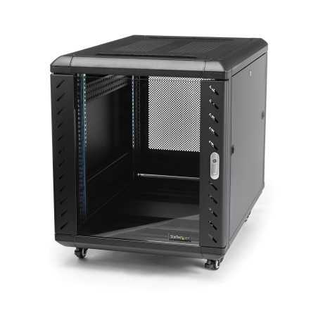 StarTech.com Armadio server rack chiuso a ribalta 12U 90 cm con ruote RK1236BKF