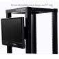 StarTech.com Staffa di montaggio universale per monitor LCD VESA per rack 19'' o armadi RKLCDBK StarTech.com Staffa di montaggio universale per monitor LCD VESA per rack 19'' o armadi RKLCDBK