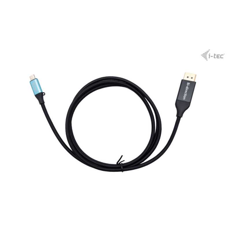 i-tec USB-C DisplayPort Bi-Directional Cable Adapter 8K/30Hz 150cm C31CBLDP8KBIDIR i-tec USB-C DisplayPort Bi-Directional Cable Adapter 8K/30Hz 150cm C31CBLDP8KBIDIR