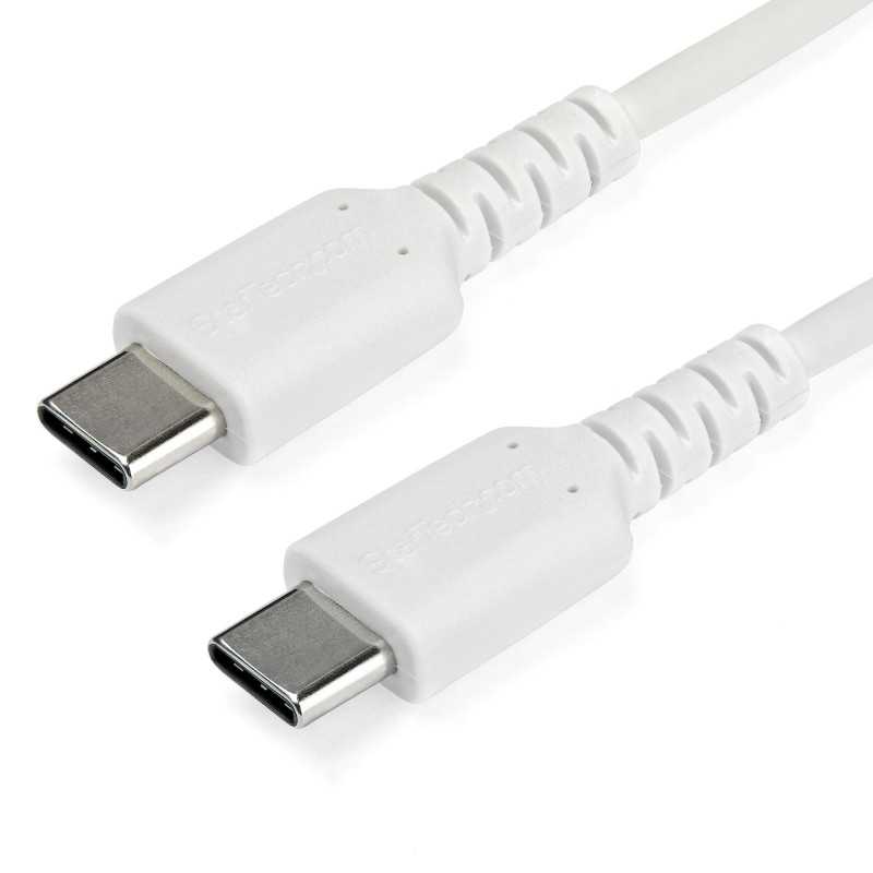 StarTech.com Cavo di Ricarica USB-C da 1m - Resistente Cavetto USB-C di Ricarica Veloce e Sync da USB 2.0 a USB Type  RUSB2CC1MW