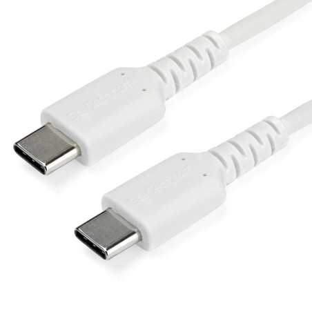 StarTech.com Cavo di Ricarica USB-C da 1m - Resistente Cavetto USB-C di Ricarica Veloce e Sync da USB 2.0 a USB Type  RUSB2CC1MW