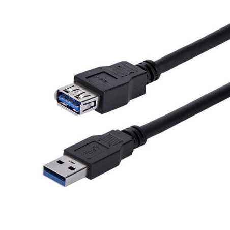 StarTech.com Cavo di prolunga USB 3.0 SuperSpeed da 1 m A ad A nero - M/F USB3SEXT1MBK