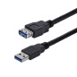 StarTech.com Cavo di prolunga USB 3.0 SuperSpeed da 1 m A ad A nero - M/F USB3SEXT1MBK