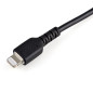 StarTech.com Cavo da USB-A a Lightning da 30cm nero - Robusto e resistente cavo di alimentazione/sincronizzazione  RUSBLTMM30CMB