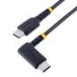 StarTech.com Cavo di Ricarica USB-C a 90° da 30cm - Cavetto di Ricarica Veloce USB Tipo-C per uso intensivo - Cavo Dati USB 2.0 StarTech.com Cavo di Ricarica USB-C a 90° da 30cm - Cavetto di Ricarica Veloce USB Tipo-C per uso intensivo - Cavo Dati USB 2.0