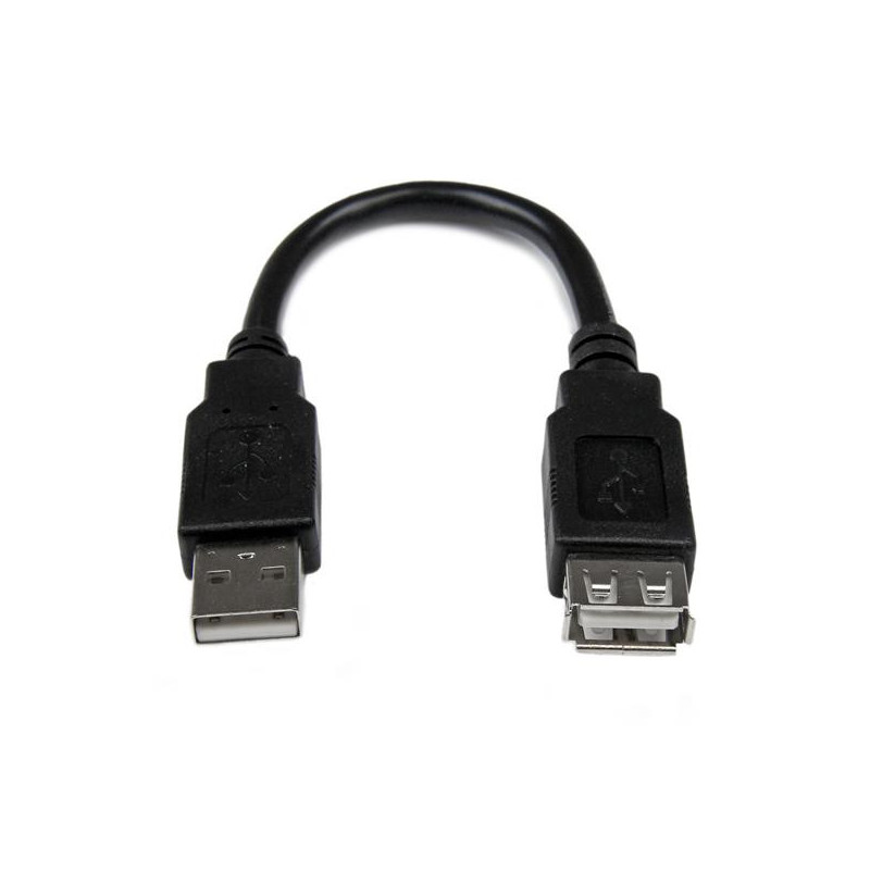 StarTech.com Cavo adattatore di prolunga USB 2.0 da 15 cm A ad A - M/F StarTech.com Cavo adattatore di prolunga USB 2.0 da 15 cm A ad A - M/F