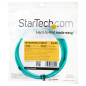 StarTech.com Cavo patch duplex LSZH fibra multimodale 50/125 3 m 10 Gb Aqua LC - LC A50FBLCLC3 StarTech.com Cavo patch duplex LSZH fibra multimodale 50/125 3 m 10 Gb Aqua LC - LC A50FBLCLC3