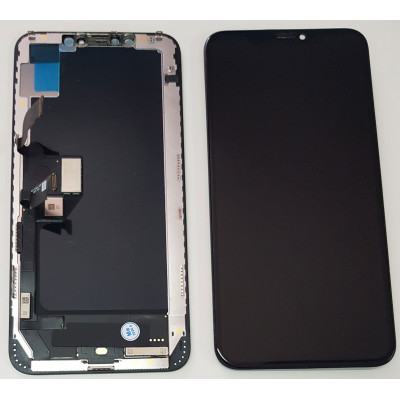 LCD DISPLAY FRAME IPHONE XS MAX OLED QUALITA' COME ORIGINALE TOUCH SCREEN VETRO