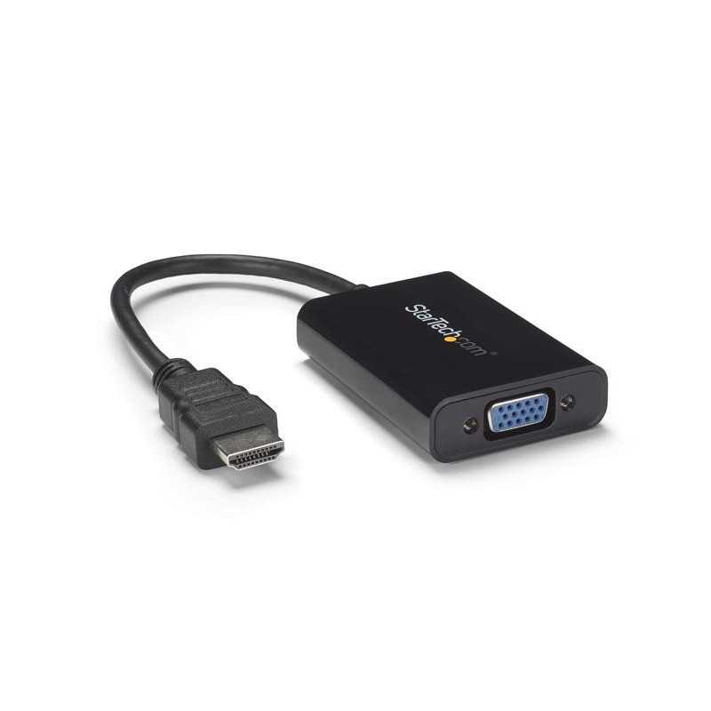 StarTech.com Adattatore convertitore video HDMI a VGA con Micro USB e audio per PC desktop/laptop/ultrabook - 1920x1200 HD2VGAA2