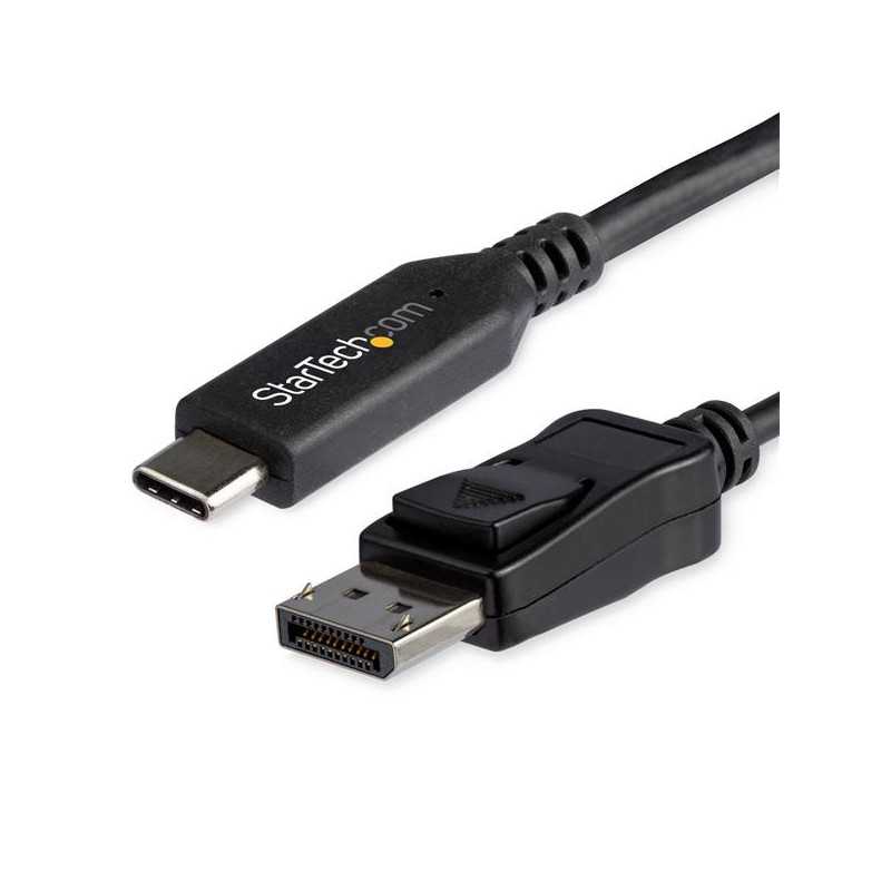 StarTech.com Cavo adattatore da USB C a DisplayPort 1.4 da 1.8m - Convertiore video USB tipo C a DP 1.4 Alt Mode - 4K CDP2DP146B StarTech.com Cavo adattatore da USB C a DisplayPort 1.4 da 1.8m - Convertiore video USB tipo C a DP 1.4 Alt Mode - 4K CDP2DP146B