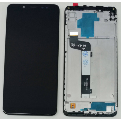 Lcd Display + Touch Screen + Frame For Xiaomi Redmi Note 5 M1803E7Sg Black