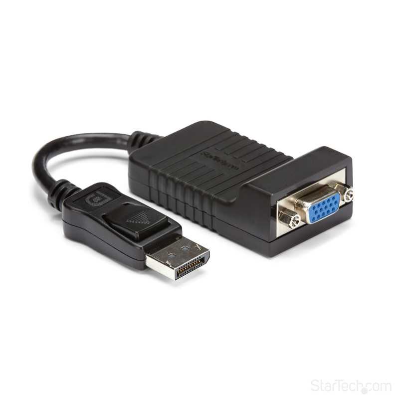 StarTech.com Adattatore da DisplayPort a VGA - Convertitore attivo da DP a VGA - Video 1080p - Resistente - Cavo monitor DP2VGA