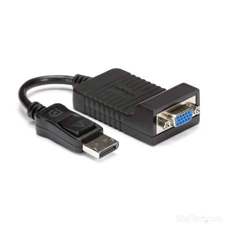 StarTech.com Adattatore da DisplayPort a VGA - Convertitore attivo da DP a VGA - Video 1080p - Resistente - Cavo monitor DP2VGA