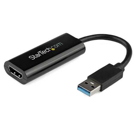 StarTech.com Adattatore da USB 3.0 a HDMI - 1080p (1920x1200) - Sottile/Compatto convertitore video da USB Type-A a HD USB32HDES