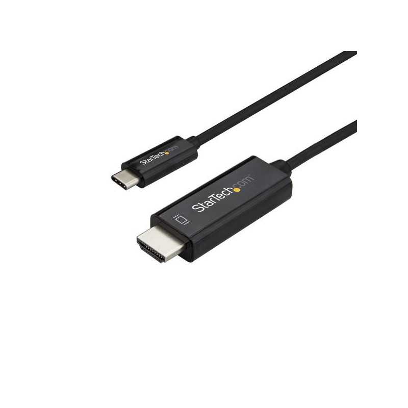 StarTech.com Cavo adattatore USB C a HDMI da 2m - Cavo video USB tipo C a HDMI 2.0 - Compatibile con Thunderbolt 3 - CDP2HD2MBNL