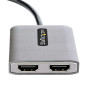 StarTech.com Adattatore USB-C HDMI - Hub USB C MST a Doppio HDMI 4K 60Hz - Convertitore USB Type-C a Multi Monitor MST14CD122HD StarTech.com Adattatore USB-C HDMI - Hub USB C MST a Doppio HDMI 4K 60Hz - Convertitore USB Type-C a Multi Monitor MST14CD122HD