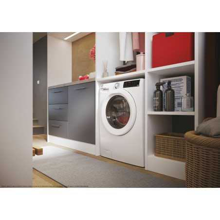 Hoover H-WASH 350 Lavatrice Slim 7kg, Classe A-10%, 1400 giri, Bianco, H3WP4474TAM6/1-S