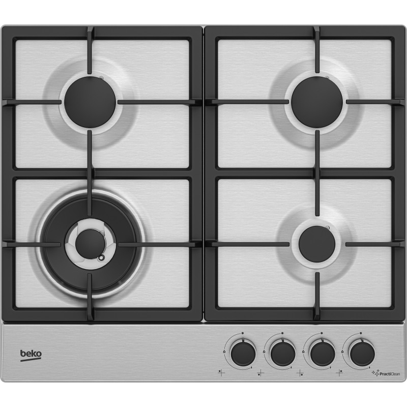 Beko HIAW64225SXE Acciaio inox Da incasso 60 cm Gas 4 Fornello(i) Beko HIAW64225SXE Acciaio inox Da incasso 60 cm Gas 4 Fornello(i)