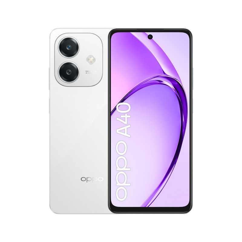 OPPO A40 Smartphone, Fotocamera AI 50MP, Selfie 5MP, Display 6.67” 90HZ LCD HD+, 5100mAh, RAM 12 GB (6+6) + ROM 128 110010347453