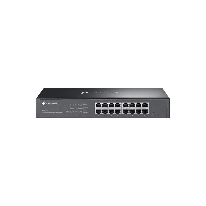 TP-Link ES216G switch di rete Gestito Gigabit Ethernet (10/100/1000) Nero TP-Link ES216G switch di rete Gestito Gigabit Ethernet (10/100/1000) Nero