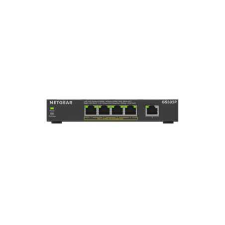 NETGEAR GS305Pv3 Non gestito Gigabit Ethernet (10/100/1000) Supporto Power over Ethernet (PoE) Nero GS305P-300EUS