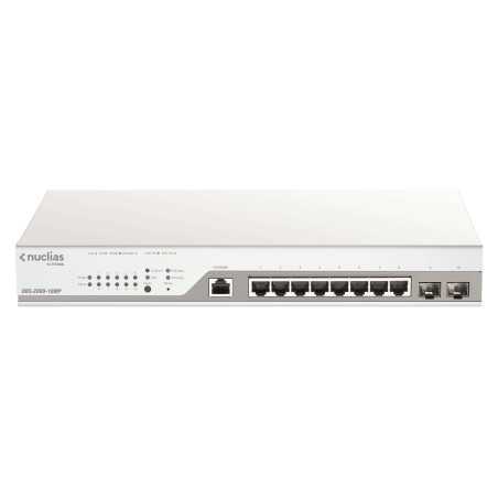 D-Link DBS-2000-10MP switch di rete Gestito L2 Gigabit Ethernet (10/100/1000) Supporto Power over Ethernet (PoE) Grigio