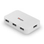 Lindy 43143 hub di interfaccia USB 3.2 Gen 1 (3.1 Gen 1) Type-A 5000 Mbit/s Bianco Lindy 43143 hub di interfaccia USB 3.2 Gen 1 (3.1 Gen 1) Type-A 5000 Mbit/s Bianco