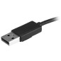StarTech.com Hub USB 2.0 portatile a 4 porte con cavo integrato - Perno e Concentratore USB compatto - Mini Hub USB2 ST4200MINI2