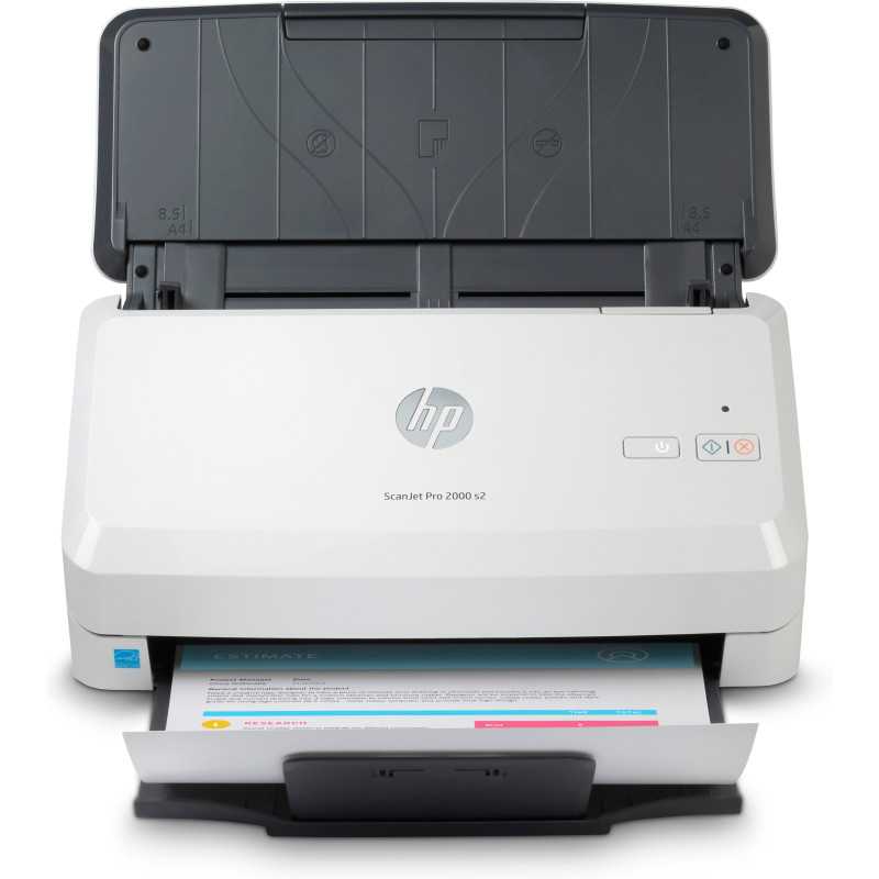 HP Scanjet Pro 2000 s2 Sheet-feed Scanner Scanner a foglio 600 x 600 DPI A4 Nero, Bianco 6FW06A#B19