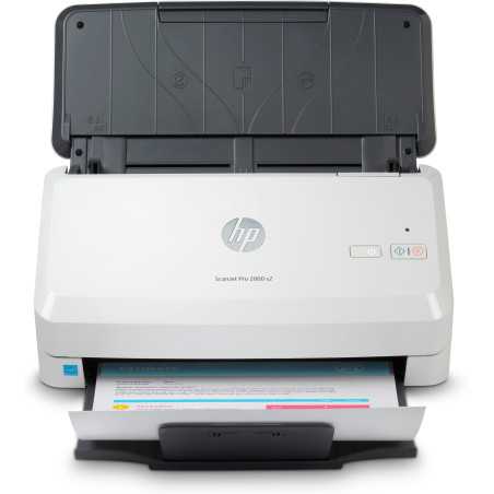 HP Scanjet Pro 2000 s2 Sheet-feed Scanner Scanner a foglio 600 x 600 DPI A4 Nero, Bianco 6FW06A#B19