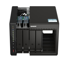 QNAP TS-453E NAS Tower Intel® Celeron® J6412 8 GB 0 TB QNAP QTS Nero TS-453E-8G