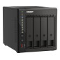 QNAP TS-453E NAS Tower Intel® Celeron® J6412 8 GB 0 TB QNAP QTS Nero TS-453E-8G