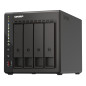 QNAP TS-453E NAS Tower Intel® Celeron® J6412 8 GB 0 TB QNAP QTS Nero TS-453E-8G