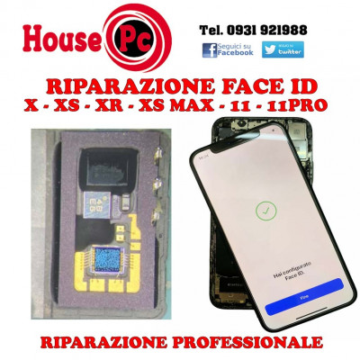 Riparazione FACE ID per IPhone X - XS - XR - XS MAX - 11 - 11 PRO - 11 PRO MAX