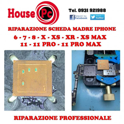 Riparazione Scheda madre iPhone X XS XS MAX XR 11 11PRO 11 PRO MAX