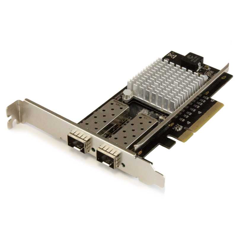 StarTech.com Scheda di rete PCI Express in Fibra ottica da 10Gb con 2 porte SFP+ aperto con Chip Intel PEX20000SFPI StarTech.com Scheda di rete PCI Express in Fibra ottica da 10Gb con 2 porte SFP+ aperto con Chip Intel PEX20000SFPI