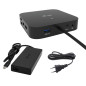 i-tec USB-C HDMI Dual DP Docking Station with Power Delivery 100 W + Universal Charger 100 W C31TRI4KDPDPRO100