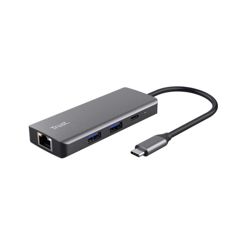 Trust Dalyx USB tipo-C 1000 Mbit/s Argento 24968