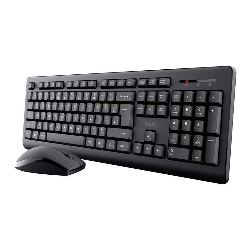 Trust Primo tastiera Mouse incluso Ufficio RF Wireless QWERTY Italiano Nero 25434
