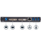 StarTech.com Docking Station Universale per Laptop USB 3.0 per dual-monitor DVI Gigabit Ethernet con adattatori HDMI USB3SDOCKDD StarTech.com Docking Station Universale per Laptop USB 3.0 per dual-monitor DVI Gigabit Ethernet con adattatori HDMI USB3SDOCKDD